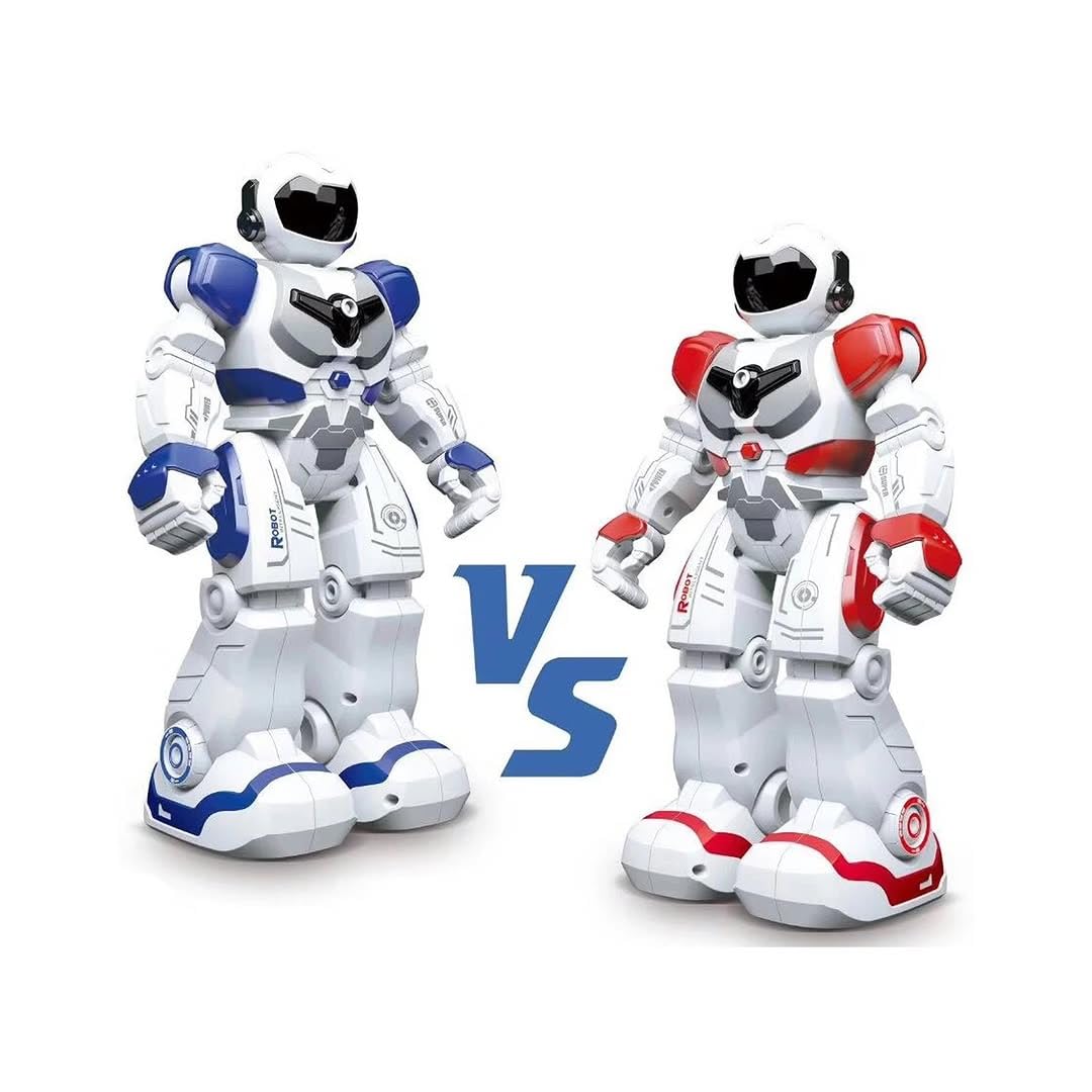 Magicwand R/C Rechargeable Gesture Sensing,Dancing & Glory Robot for Kids with Lights & Sound[White][Pack of 1]